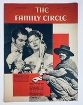 VTG The Family Circle Magazine August 30 1940 Laurence Olivier &amp; Greer No Label - £11.35 GBP