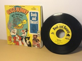 Disneyland 33 Rpm Record Story Song Book Vintage Bugs Bunny Get That Pet Tweety - £13.97 GBP