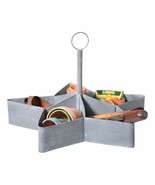 Divided Star Tray in Distressed Metal - SALE - $29.99