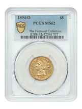 1894-O $5 PCGS MS62 - $5,347.13