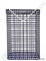 CHUM BOX marine grade pvc coating black wire mesh pot fishing bait cage ... - £23.91 GBP