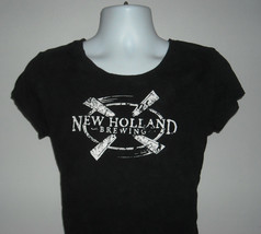 Womens Juniors New Holland Brewing T Shirt 2XL Distressed Logo Beer - £17.33 GBP