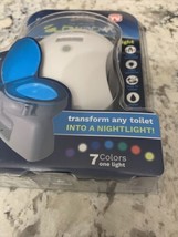 The Original Glowbowl Motion Activated Toilet Nightlight With 7 Colors  NEW - £7.40 GBP