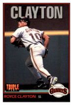 1993 Triple Play Royce
  Clayton   San Francisco Giants Baseball
  Card ... - $10.06 MXN