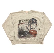Vintage 1990&#39;s Nutmeg Mills Chicago Bears Graphic Print NFL Sweatshirt M... - $34.99