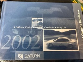 2002 Saturn S-Series Owner&#39;s Handbook Hardcover - $10.07