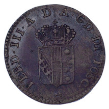 1820 Italian States TUSCANY Quattrino In  C# 53 - $207.90