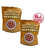 2 Packs Trader Joe&#39;s Milk Chocolate Covered Peanut Butter Pretzels 12oz - £14.78 GBP