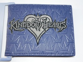 Disney Concept One Kingdom Hearts Bi-Fold Wallet Navy Blue Embroidered 2018 - £7.98 GBP