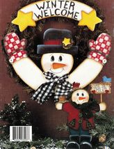 Tole Decorative Painting Snow Buddies Christmas Gingerbread Santa Schill... - $14.99