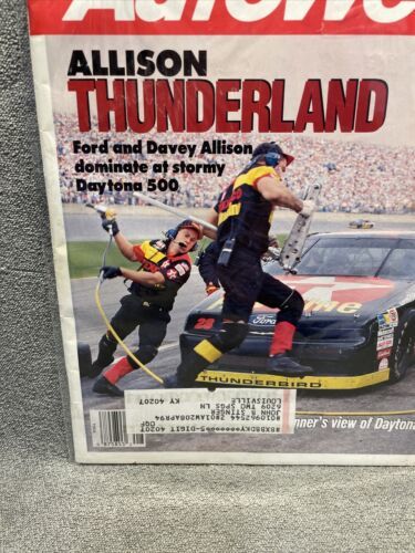 AutoWeek Automobile Magazine February 1992 Ford Davey Allison Daytona 500 KG Item image 4