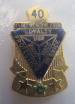 Vintage Fleet Reserve Association (Fra) 40 Years Lapel Pin - £2.34 GBP