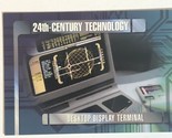 Star Trek Voyager Season 1 Trading Card #92 Desktop Display Terminal - $1.97
