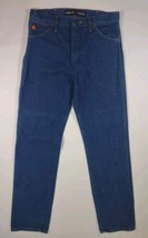 Wrangler FR Flame Resistant Jeans Mens 31x34 Welding Dark Blue FR13MWZ - $26.75