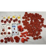 Vintage Lot Buttons Le Petite, Lansing, REDS C - $240.92 MXN