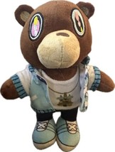 Kanye West Teddy Bear Plush 10” Graduation University Bear 9” - £25.86 GBP