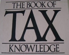 The Book Of Tax Knowledge Text Book Boardroom Classics 1992 - £9.99 GBP