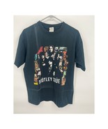 Motley Crue Concert Tshirt Mens Medium Black Crewneck Red White 2005 Music - $26.91