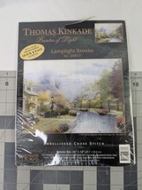 Thomas Kinkade Lamplight Brooke Cross Stitch Kit - £11.94 GBP