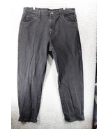 Rustler by Wrangler Classic Relaxed Fit Straight Leg Jean Black Men's Sz 38 X 30 - $11.88