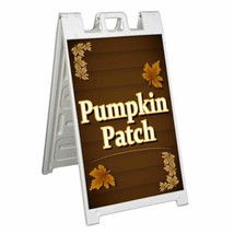 Pumpkin Patch Signicade 24x36 Aframe Sidewalk Sign Banner Decal Fall Autumn - £34.12 GBP+
