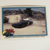 Knight Rider Trading Card 1982  #53 KITT William Daniels - £1.56 GBP