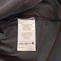 Carhartt Force 103569 001 Relaxed Fit Men's Black Cotton Blend Polo Shirt Sz 2XL image 5