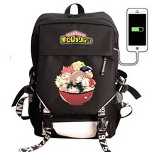 My Hero Academia Laptop USB Charging Backpack Boku no Hero Academia COS School B - £43.19 GBP