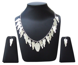 SG Imports Antique Royal Stuning Oxidized Silve Plated Necklace Set For Women    - £8.81 GBP