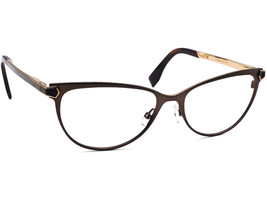 Fendi Eyeglasses FF 0024 7WG Dark Brown/Gold Frame Italy 53[]16 140 - £55.87 GBP