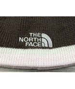 The North Face Youth Girls Brown/Pink Knit Beanie Stocking Cap Hat - £6.30 GBP