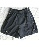 Under Armour Women&#39;s Black W/Reflective Piping Running Shorts ~S~ VSPO130 - £8.20 GBP