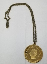Medallion Necklace Caesars Palace 1966 - 1991 25th Anniversary - $18.95