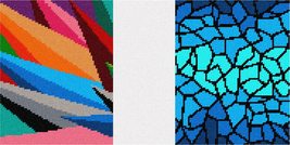 Pepita Needlepoint Canvas: Petals Stained Glass Bahama Blue Turtle Bag C... - $82.00+