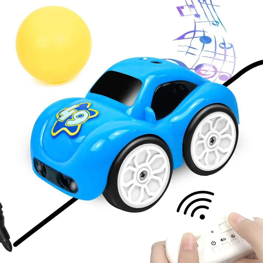 RC Intelligent Sensor Remote Control Cartoon Mini Car Radio Controlled Electric - £24.47 GBP