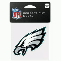 NFL Philadelphia Eagles Current Logo  4&quot; x 4&quot; Perfect Cut Decal - £8.75 GBP