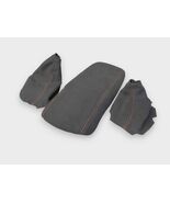 For Corvette C6 2005 Black Alcantara Suede Manual Shift Ebrake Console C... - $155.00