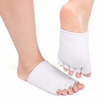 ASX Design Foot Comfy Toes Alignment Socks 1 Pair ( L / XL ) - White - £19.77 GBP