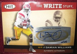 2010 Sage Hit Write Stuff Autograph #WSA-10 Damian Williams 2/25 Trojans - £12.58 GBP