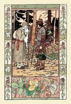 Old Man and Archer by Ivan Bilibin - Art Print - £17.57 GBP+