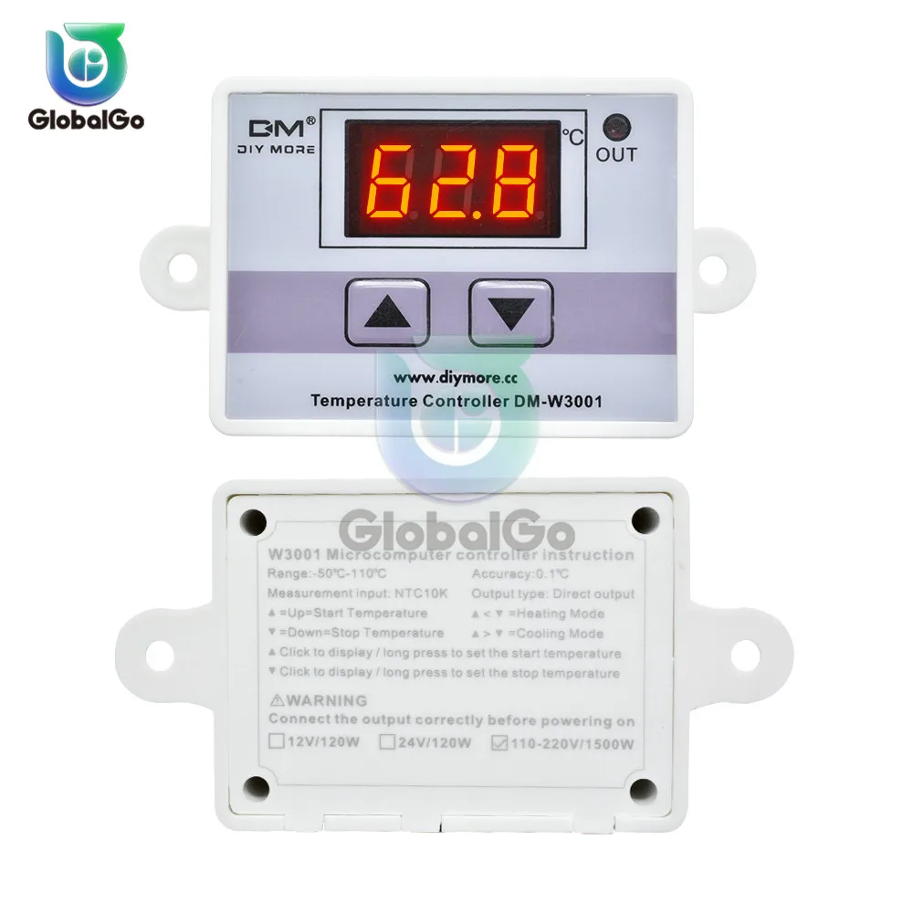 House Home XH-W3001 W3001 LED Digital Thermoregulator Temperature Tester Smart T - $25.00