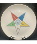 Vintage Sanders MFG Co Eastern Star Masonic 7&quot; Plate Warranted 23K Gold ... - $6.94 CAD