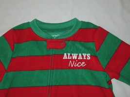 Boy Carters Fleece Footed Pajama Size 4T Blanket Sleeper Santa Feet Alwa... - $243.08 MXN