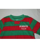Boy Carters Fleece Footed Pajama Size 4T Blanket Sleeper Santa Feet Alwa... - $243.21 MXN