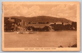 West Point From The Hudson River New York Postcard Vintage - £11.79 GBP