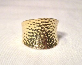 EJI .925 Sterling Silver Hammered Size 7 Ring K023 - £18.98 GBP