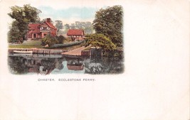 Chester Uk Ecclestone Ferry Postcard 1900s - £3.60 GBP