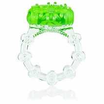Color Pop Quickie Screaming O Vibrating Ring Silicone Cockring Green - $11.87
