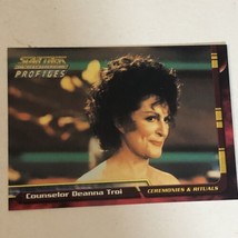 Star Trek TNG Profiles Trading Card #61 Deanna Troi Marina Sirtis - $1.97