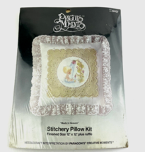 Precious Moments Stitchery Kit Pillow MADE IN HEAVEN 1984 Kit 8407 Paragon - $17.94